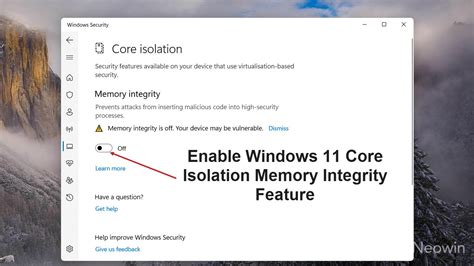 How to enable Core isolation&rsquo;s Memory integrity on Windows 11