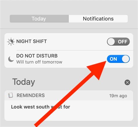 How to enable Do Not Disturb on Mac