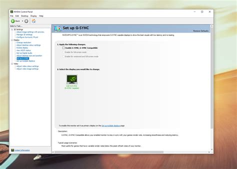 How to enable G-Sync on your PC