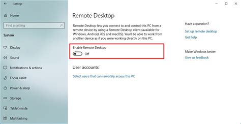 How to enable Microsoft Remote Desktop on your PC