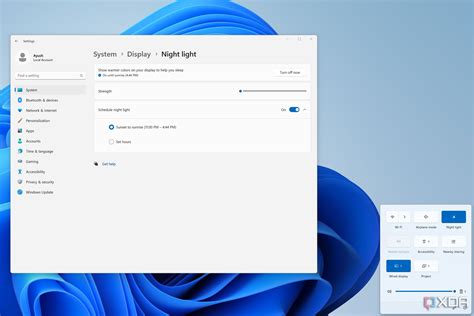 How to enable Night light on Windows 11