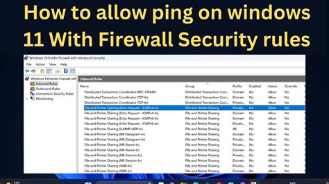 How to enable Ping in Windows 11 + troubleshooting