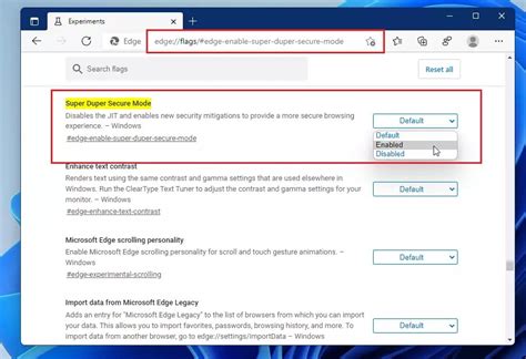 How to enable Super Duper Secure Mode