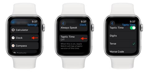 How to enable Taptic Time on Apple Watch