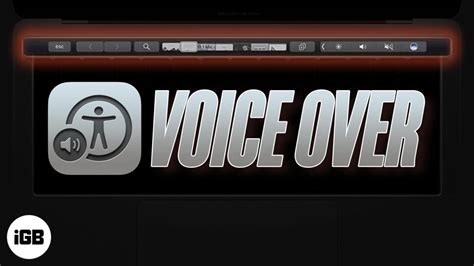How to enable VoiceOver on MacBook Pro with Touch Bar