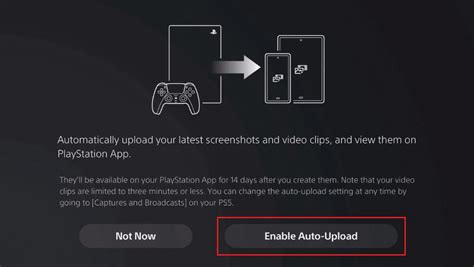 How to enable auto-upload on PS5