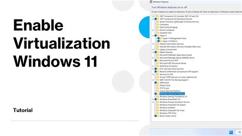 How to enable hardware virtualization on Windows 11