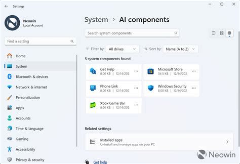 How to enable the AI components setting