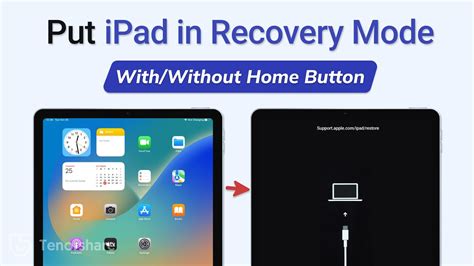 How to enter Recovery Mode on an iPad without Home button