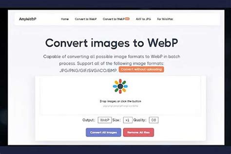 How to exchange WebP to JPG expend AnyWebP Online
