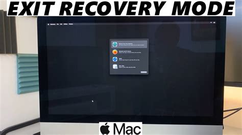 How to exit Mac Recovery Mode