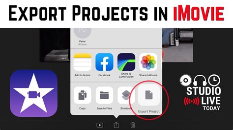 How to export iMovie