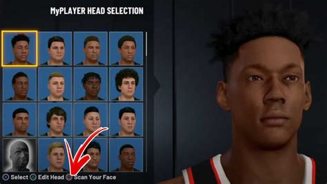 How to face scan in NBA 2K22