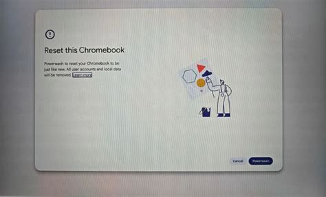 How to factory reset a Chromebook (method 1)