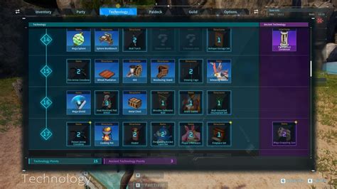 How to find Ancient Technology Points in Palworld