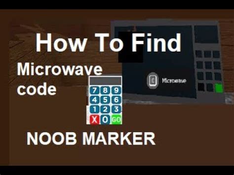 How to find MICROWAVE CODE and NOOB Marker | Roblox Find 