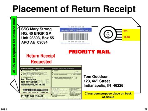 How to find Return Receipt for Emails place