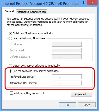 How to fix DNS server after Windows update