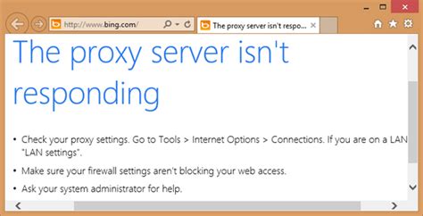 How to fix Internet Explorer 11 proxy issues