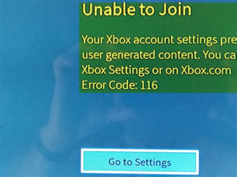 How to fix Roblox error codes 106, 116, 110 on Xbox One