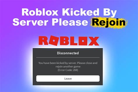 How to fix Roblox saying \'kicked by server\' - Quora