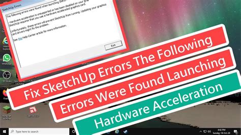 How to fix SketchUp browser errors