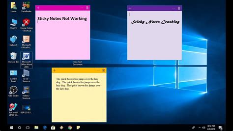 How to fix Sticky Notes crashing in Windows 10