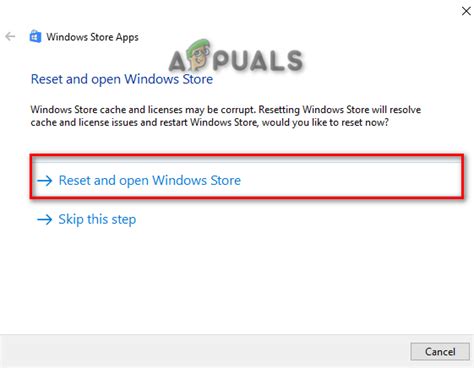 How to fix app problems resetting account on Microsoft Store
