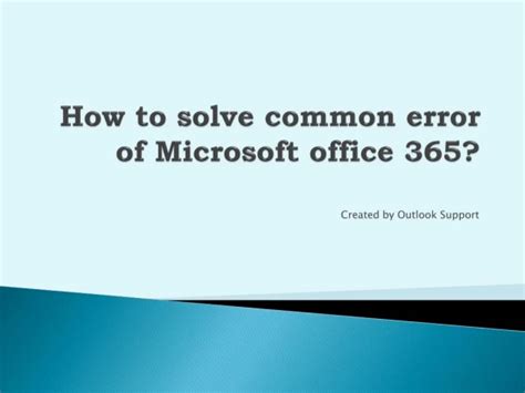How to fix common Office 365 issues and errors