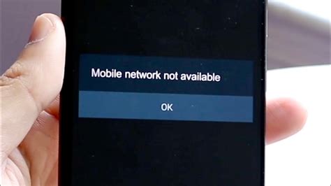 How to fix mobile network not available on Android:
