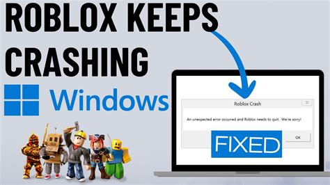 How to fix my ROBLOX player from crashing my entire computer 