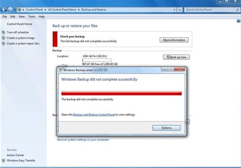 How to fix system backup problems in Windows 10