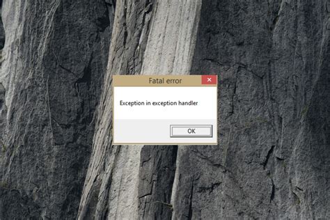 How to fix the Fatal error – Exception in exception handler