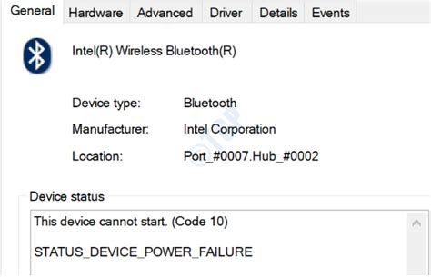 How to fix the status_device_power_failure Intel error on Windows 10