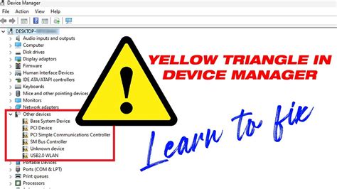 How to fix yellow exclamation mark on Device Manager