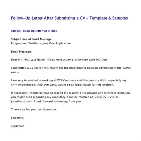 3+ Follow Up Letter Sample Templates Free Templates in DOC, PPT, PDF