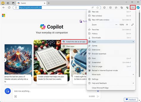 How to forcibly access Copilot through web app on Windows 11