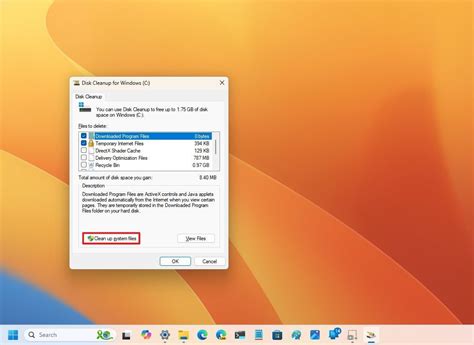 How to free up space after upgrading to Windows 11 2024 Update using Disk Cleanup