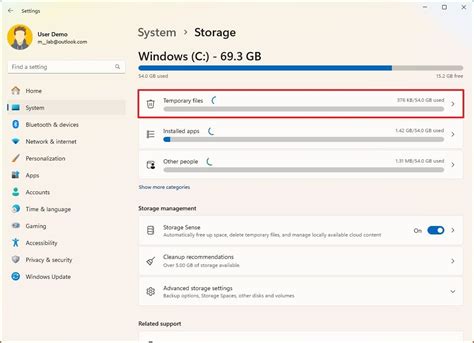 How to free up space after upgrading to Windows 11 2024 Update using Settings