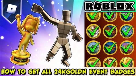 How to get ALL ITEMS in the 24KGOLDN EVENT!! (Roblox 