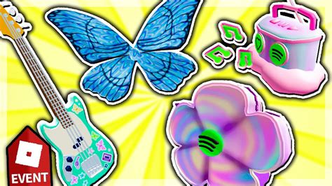 How to get ALL ITEMS in the SPOTIFY ISLAND EVENT!! (Roblox 