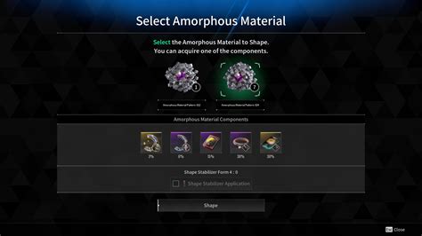 How to get Amorphous Material