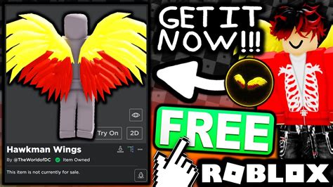 How to get Black Adam Hawkman Wings for free in Roblox