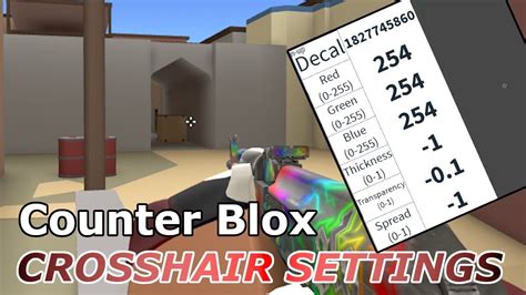 How to get Custom Crosshairs in Counter Blox! - YouTube