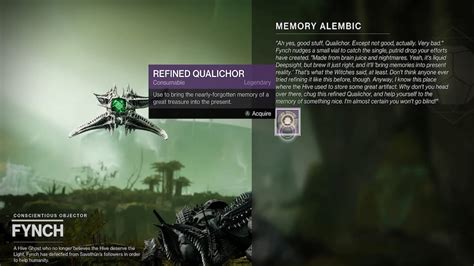 How to get Qualichor in Destiny 2