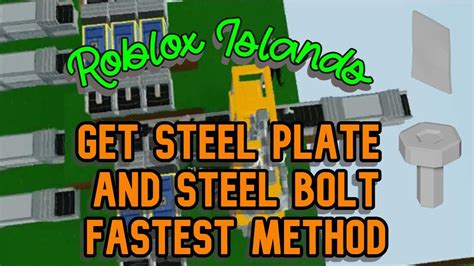 How to get Steel Fast in Roblox Islands! - YouTube