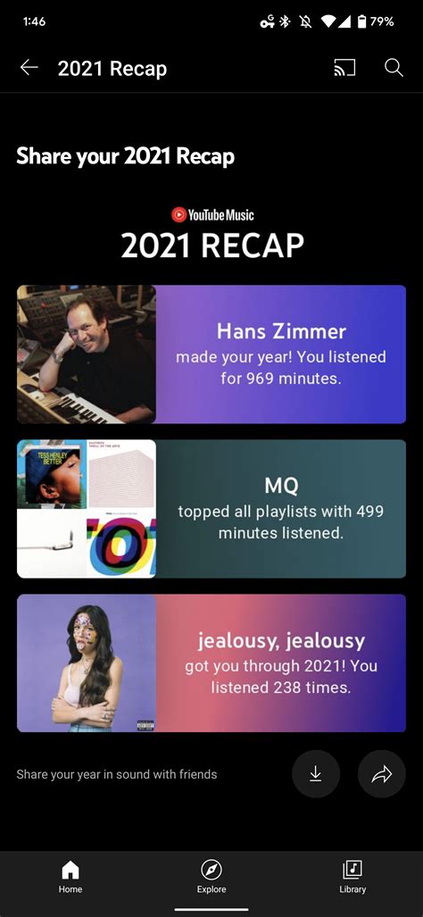 How to get YouTube Music 2021 Recap on an Android or iOS device