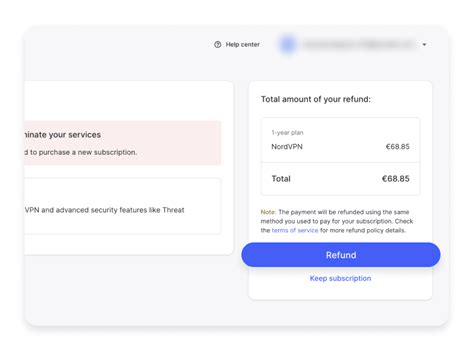How to get a NordVPN refund