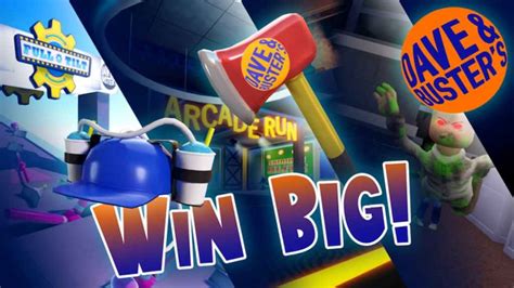 How to get all free items in DAVE & BUSTER\'S WORLD - Roblox 