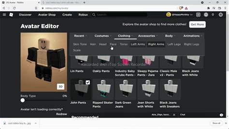How to get free abs for roblox boy tutorial - YouTube
